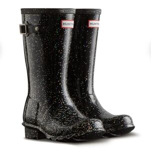 HUNTER Big Kids Original Giant Glitter Rain Boots